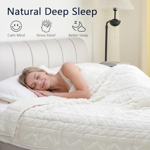 Mr. Sandman Weighted Blankets for Adults, Queen Size 60 x 80 Inches, 15lbs - Image 3