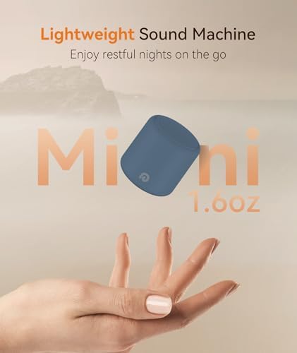 Dreamegg Travel White Noise Machine - Portable Sound Machine for Baby Adults, Travel Sound Machine for Sleep, 16 Nature Sound, Timer, White Noise Machine for Sleeping Gift, Navy - Image 3