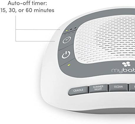 MyBaby SoundSpa White Noise Machine for Babies | 6 Soothing Lullabies to Newborns,Sound Therapy for Travel,Relaxing,Kids,Newborns,Baby Songs,Adjustable Volume, Auto-Off Timer,by HoMedics(Pack of 2) - Image 4