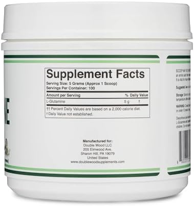 L-Glutamine Powder 5g, Unflavored, Gut + Muscle Recovery, 100 Servings - Image 3
