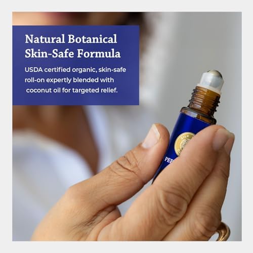 Silk Road Organic Peppermint Essential Oil Cooling Roll-On, USDA Certified - Image 4