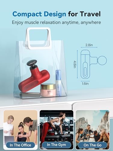 HEYCHY Super Mini Massage Gun, Percussion Deep Tissues Muscle Massager - Image 5