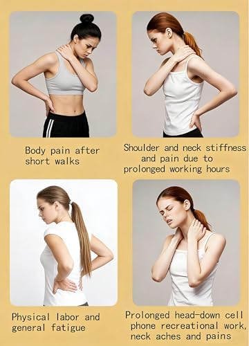 Acupressure Massage Tool Set for Neck and Shoulder Relief, Trigger Point Massager & Gua Sha Scraping Tools for Back, Muscle Tension Relief, Self Massage Kit with Travel Pouch - Image 3
