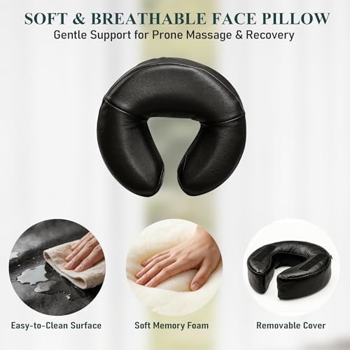 Massage Headrest for Bed, Adjustable Face Cradle Pillow - Image 7
