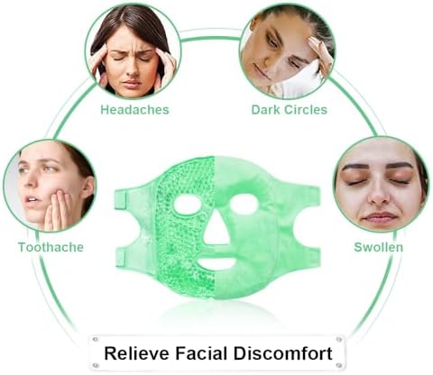 Cold Face Eye Masks Ice Face Mask Hot Cold Compress - Image 2