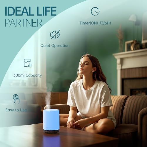 ASAKUKI Essential Oil Diffuser for Home 300 ml Humidifier - Image 5