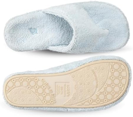 Acorn Women's Spa Thong Slippers with Cloud Contour Comfort - Arch Support and Plush Fluffy Terry Lining, Perfect for Beach, Camping, Poolside, or Bathroom Wear - Image 6