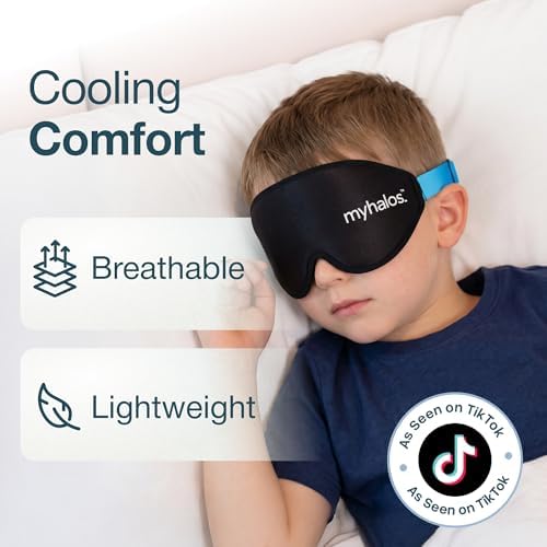 MyHalos Kids Sleep Mask, 3D Blackout Eye Mask for Kids, Girls & Boys - Image 7