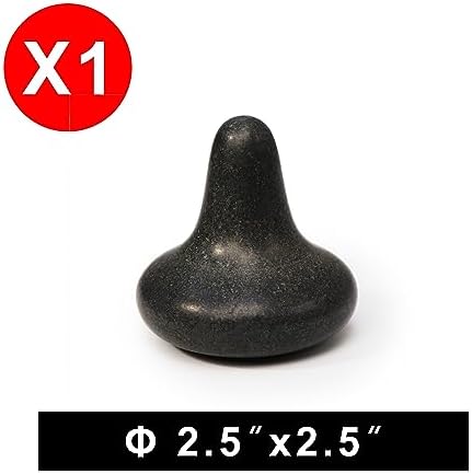 Master Massage Mushroom Shaped Basalt Hot Massage Stone Kit with Trigger Point- Pressure Point and Acupressure Tools - Deep Tissue Relaxation and Reflexology Massage Set (1 Piece) - Image 5