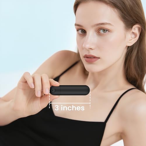 Kverg Handheld Electric Back Massager - Mini Waterproof&Rechargeable Handheld Deep Tissue Neck Black - Image 4