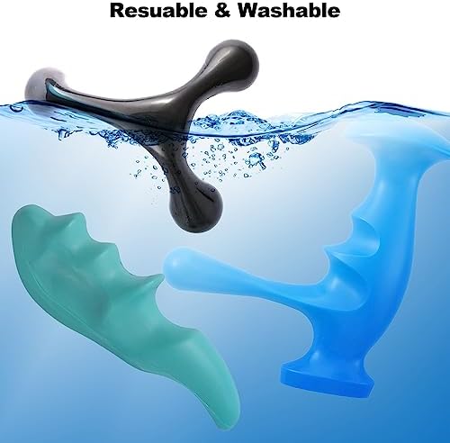 Manual Trigger Point Massage Tool and Thumb Saver for Full Body Deep Tissue Massage, Set Include 1 Green Thumb Protector Tool 1 Palm Urchin Massage Tool Hand Held 4-Legged Massage Knobs - Image 5