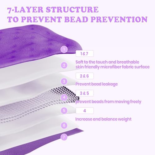 Weighted Blanket - 2 lbs Purple Minky Heavy Blanket, 36"x48", Small Size Breathable Lap Blanket - Image 2