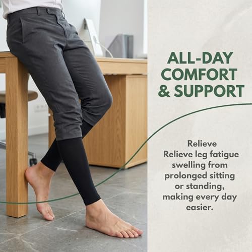 MGANG 20-30mmHg Compression Calf Sleeves Reduces Leg Swelling & Fatigue - Image 4