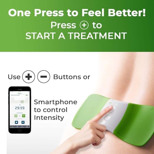 Hollywog WiTouch Pro Bluetooth TENS Unit – Wireless Lower Back Pain Relief Device | Wearable & Discreet | 15 Intensity Levels + App Control | Includes 3 Pairs Gel Pads - Image 2