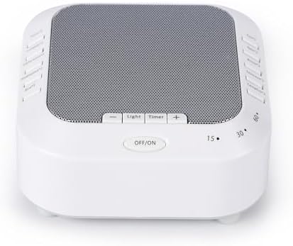 Noise Sound Machine with 28 Soothing Sounds Night Light White Noise Machine for Adults Baby Kids Sleep Machines Multi Button Quick Control Levels 3 Timers for Home Office Travel by LSXKAMIX