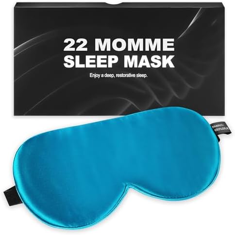 Sleep Mask, 100% 22 Momme Mulberry Silk Eye Mask with Adjustable Strap by spacepower