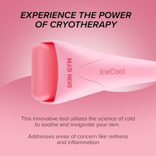 SKIN GYM Ice Roller for Face, CryoGel Cooling Facial Roller for Puffiness, Redness, Skin Firming & Depuffing, Cryotherapy Skin Care Tool - Image 4
