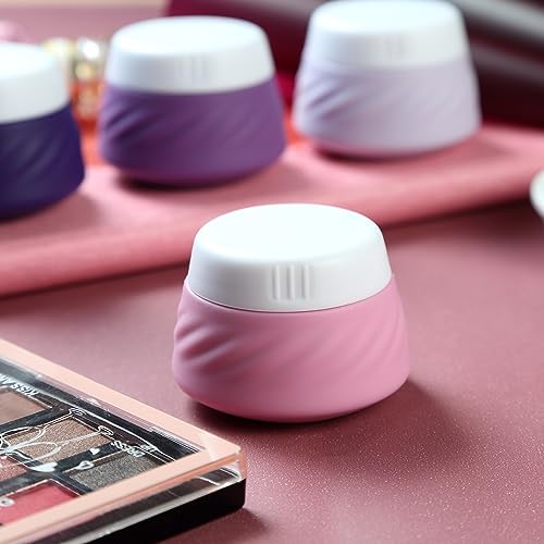 Gemice Travel Containers for Toiletries, Silicone Cream Jars TSA Approved Size with Clear Bag, Leak-proof Accessories Lid Cosmetic Face Body Hand (4 Pack), 30ml - Image 6