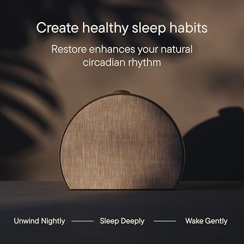 Hatch Restore 3 Sunrise Alarm Clock, Sound Machine, Smart Light (Cocoa) - White Noise, Screen-Free Sleep Routine (Pack of 2) - Image 6
