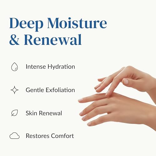 Epielle Intensive Repairing Hand Mask 6 Pairs, Soften with Coconut Oil & Milk Extract, Deep Moisturizing Gloves for Dry, Rough Skin, Self Care Gifts for Women, Spa Kit - Image 3