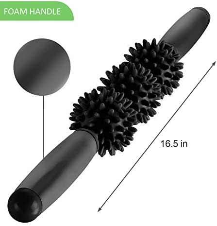 Coolife Fascia Muscle Roller, Cellulite Massager, Fascia Roller Stick - Image 2