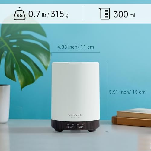 ASAKUKI Essential Oil Diffuser for Home 300 ml Humidifier - Image 6