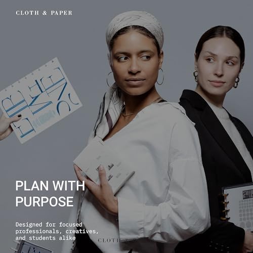 Cloth & Paper Travel Notebook | Routine Builder Planner – Beignet | Pocket Plus Habit Tracker Notebook 3.2" x 6" | Routine Planner for Habit Tracking, Goals & Daily Productivity – Soft Touch Cover - Image 7