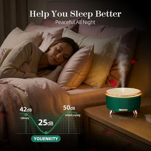 500ml Essential Oil Diffuser, Ultrasonic Aromatherapy Humidifier - Image 4