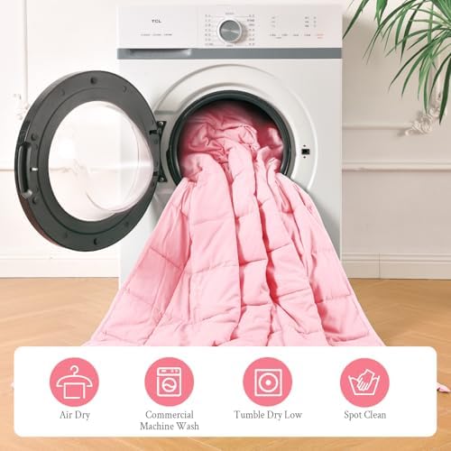 Topblan Cooling Weighted Blanket for Adults, 12 lbs 48 x 72 Twin Size Bed - Image 6