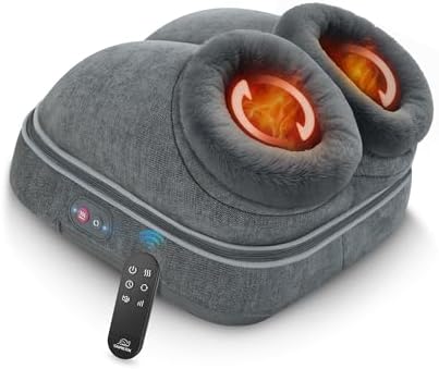 Snailax Shiatsu Foot Massager with Heat Shiatsu Neck and Shoulder Massager - Image 2