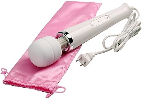 Vibrating Massager Big Tool Deep Tissue Full Body Massager for Muscle Relief Back Neck Hand Foot Leg Arm Massage Powerful Handheld Tool for Women Muti Speeds (White) - Image 4