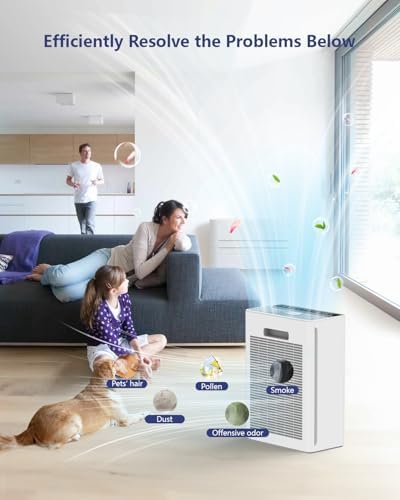 VEWIOR Air Purifiers For Home Large Room H13 HEPA Up to 2200 ft² - Image 6