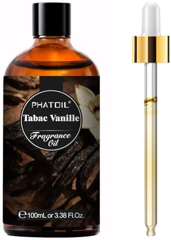 PHATOIL Tabac Vanille Fragrance Oil for Diffuser Aromatherapy 3.38FL.OZ by PHATOIL