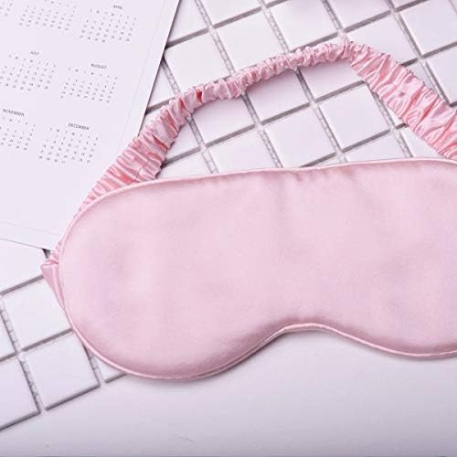 Silk Sleep Mask Light Blocking Luxury 100% Mulberry 19mm Silk Eye Mask Eye Cover Blindfold Ultra Soft Light & Comfy Anti Aging Skin Care with Travel Bag Gift Package - Image 5