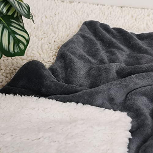 NANPIPER Baby Sherpa Blanket,Warm Toddler Throw Blanket,Soft Newborn Fleece Blanket for Winter (Grey,30x40 inches) - Image 6