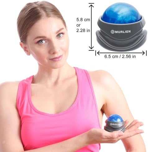 Massage Roller Ball, Tight and Sore Muscles Relief, Manual Massager, Alleviating Shoulder, Arms, Back, Legs, Calves or Muscle Tension - Image 6