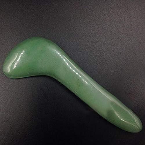 Gua Sha Facial Tool Natural Jade Stone Massage Board Tools for SPA Acupuncture Therapy Trigger Point Treatment, Gua Sha Scraping - Image 7