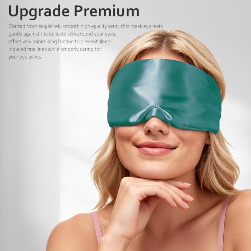 Soft Sleep Mask, Blackout Eye Mask for Side Sleepers for Women Men - Image 2