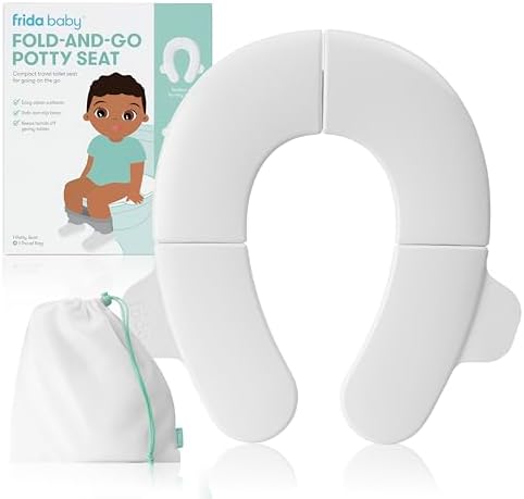 Frida Baby Fold-and-Go Portable Potty Seat for Toilet, Toddlers, Free Bag by Unknown