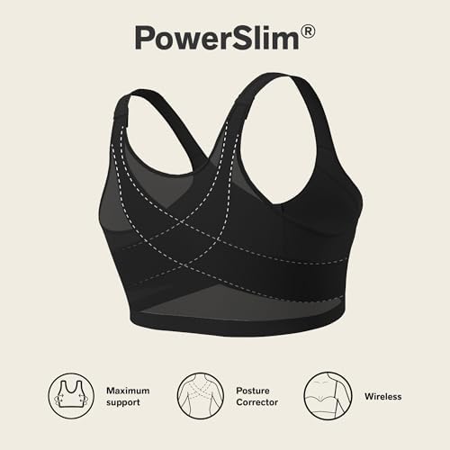 Leonisa Multi-Functional – Posture Corrector Bra Wireless Front Closure Bra for Women Full Coverage - Image 4