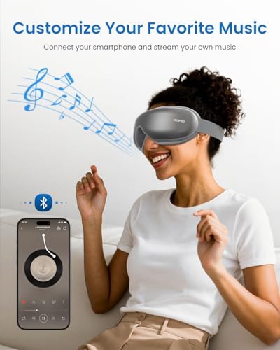 RENPHO Eyeris 1 Eye Massager with Heat, Heated Massage Eye Mask - Image 4