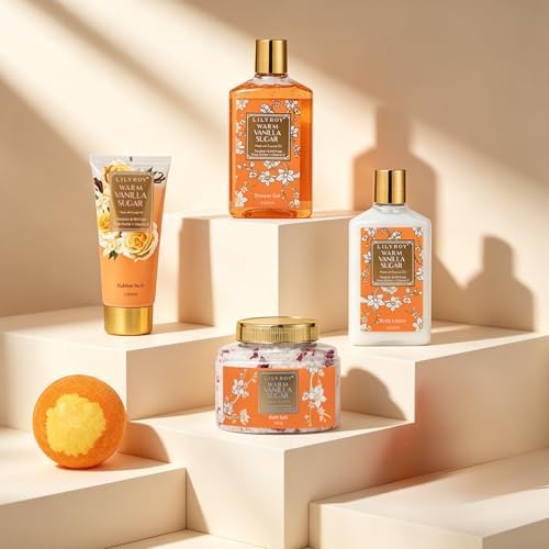 7Pcs Spa Gifts, Birthday Gifts, Perfect Vanilla Spa Gift Baskets for Women - Image 4