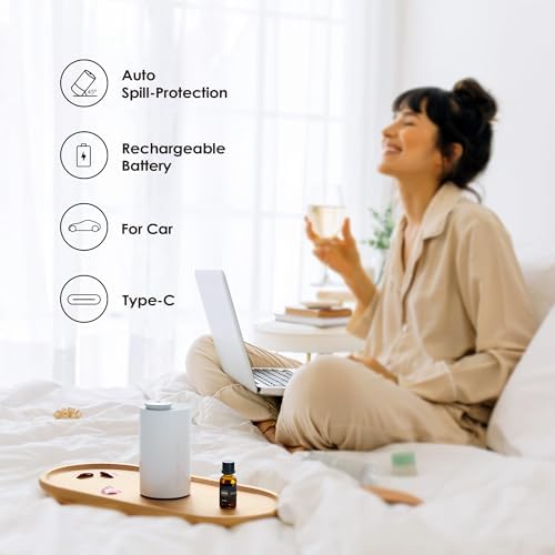 Airversa AN6 Waterless Diffuser for Essential Oil for Home, Room, Green - Image 6