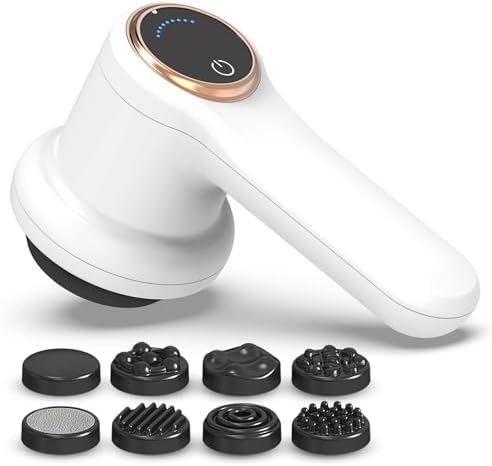 TOTO81JXM Electric Cellulite Massager – Body Sculpting Machine with 8 Massage Heads, Lymphatic Drainage & Skin Tightening for Belly Stomach Leg, Lipo Roller Massager After Surgery, Adjustable Speed. - Image 6