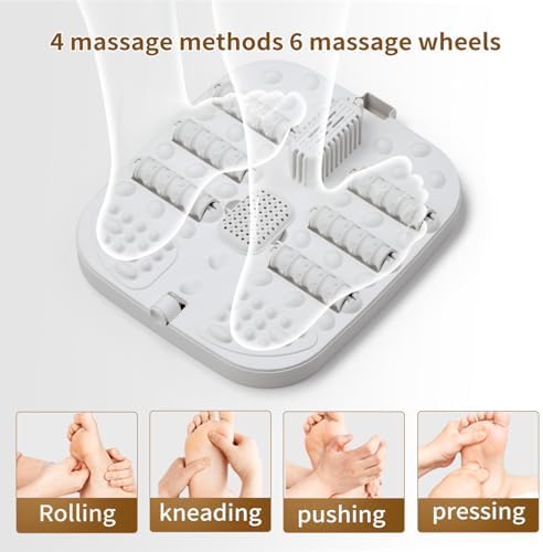 Folding Foot Spa with Heat - Collapsible Foot Bath Massager with Temp Control Touchscreen, Manual Massage Rollers, Space Saving Foot Tub, Pedicure Spa for Home, Office, Relaxation Gift for Men & Women - Image 3