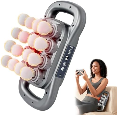 16 Head Massage Gun Deep Tissue for Body & Back 9 Modes and 9 Intensities by Unknown