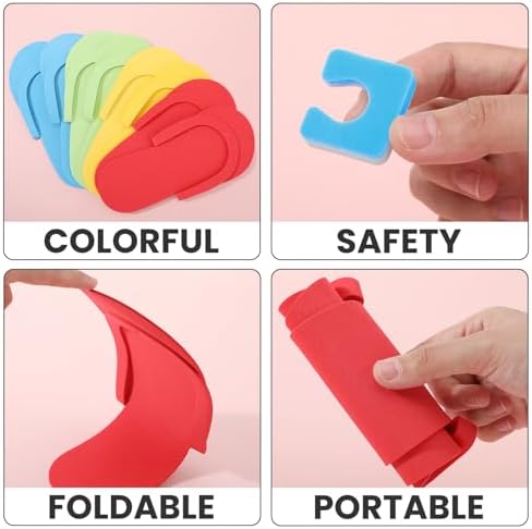 Suhine 120 Pair Disposable Pedicure Slipper and Toe Separators Kit - Image 6