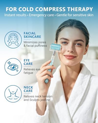 Ice Roller for Face and Eye Reduce Puffiness & Soothe Skin - Image 3