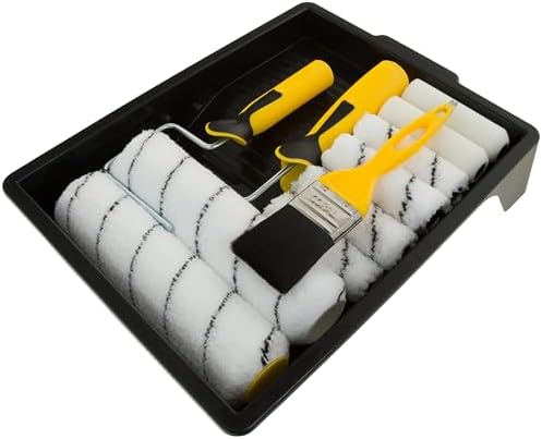 CORAL Easy Coater Decorating Paint Roller Tray & Frame Set, 12 Piece Pack, Roller Brush, 10501 - Image 4