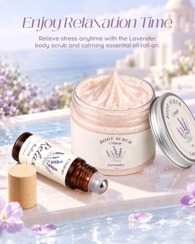 Natural Spa Gift Basket for Women, Lavender - Image 5